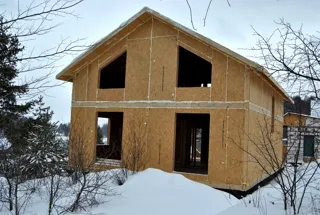 Haus nach Projekt „Utes“, Dorf Sukhanikha: Fertiges Haus