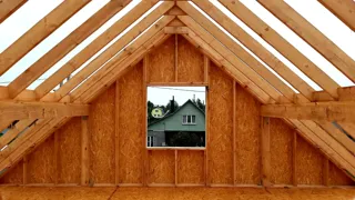 Haus nach individuellem Entwurf, Dorf Novo-Talitsy: Dach