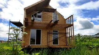 Haus 100 m² nach individuellem Projekt, Dorf Babaikha: Wandmontage