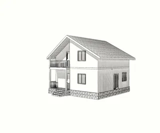 Özel projeli ev, Ivanovo: proje görselleştirmesi