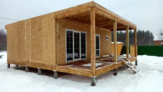 Haus nach Projekt „Mistika - N2.8“, Dorf Lyutovo