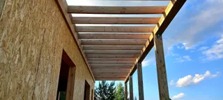 Özel projeye göre 62 m² ev, Senkino köyü: çatı
