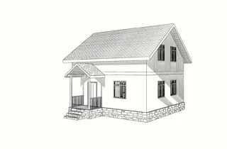 Özel projeli ev, Belomorsk: proje görselleştirmesi