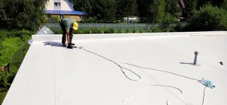Haus 76 m² nach individuellem Projekt, Dorf Byakovo: Dach