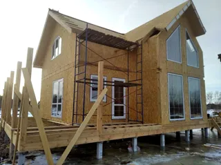 173 m² house, custom design, Rodniki: second floor and attic floor
