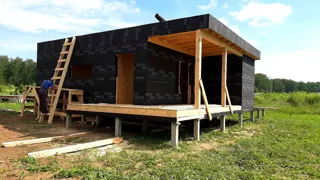 Haus nach individuellem Projekt, Gebiet Moskau: Fassadenverkleidung