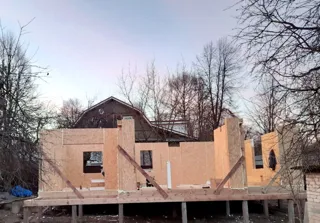 Haus 166,8 m², Projekt „München“, Krasnogorsk: Wandmontage