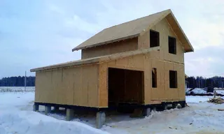 Garage, “Solo + garage” design, Sverdlovsk Region: finished building