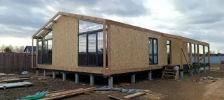 Haus nach individuellem Entwurf, Gebiet Iwanowo: Dach