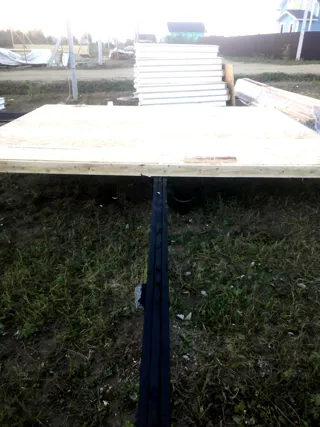 Haus nach Projekt „Mistika - S2.8“, Narofominsk: Fundament und Grundrahmen