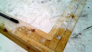 Haus, individuelles Projekt, Stadtkreis Dorf Zhedochi Naro-Fominskiy: Fundament und Bodenrahmen