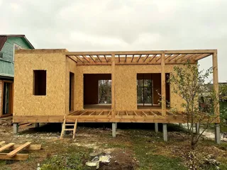 Haus nach Projekt „Mistika - E2.8“, Gebiet Nischni Nowgorod: Fertiges Haus