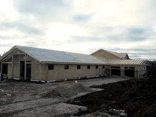 Haus nach Projekt „Barskoe pomeste“, Gebiet Kostroma: Fertiges Haus