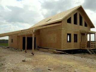 Haus nach individuellem Entwurf, Dorf Belkovo: fertiges Gebäude