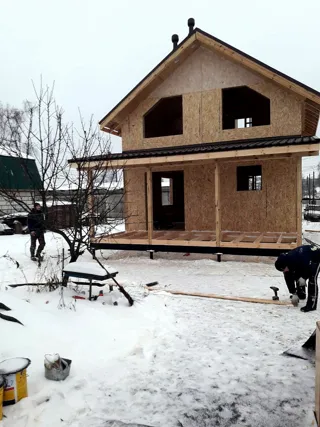 Haus nach Projekt „Wdochnowenie“, Wyksa: fertiges Haus