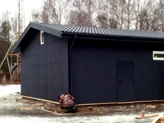 Garage 2 m² nach individuellem Entwurf, Region Twer: Fassadenverkleidung