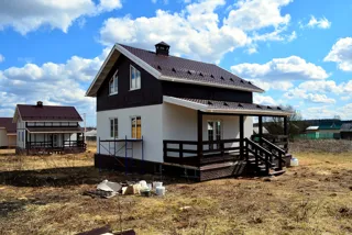 Haus nach Projekt „Sefir“, Dorf Kadnikovo: Fertiges Haus