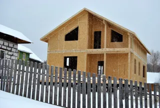 Haus nach Projekt „Utes“, Dorf Sukhanikha: Fertiges Haus