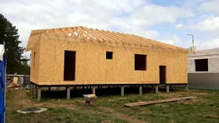 Haus nach individuellem Entwurf, Dorf Troitsko-Nikolskoe: Dach
