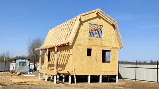 House, “Bylina” design, Ivanovo Region: roofing