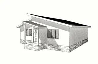 Haus 100 m² nach individuellem Projekt, Elizarovo