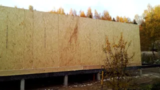 Haus nach Projekt „William 192“, Dorf Timonovo: Wandmontage