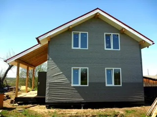 Haus nach Projekt „Radoniza“, Region Kaluga: Fertiges Haus