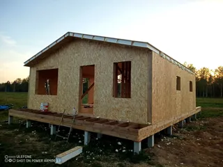 Haus nach Projekt „Barnhouse 65“, Dorf Kryukovo: Dach