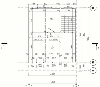 Özel projeye göre 75 m² ev, Severnyy kasabası: proje planı