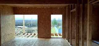 Haus 76 m² nach individuellem Projekt, Dorf Shirokovo: Trennwände