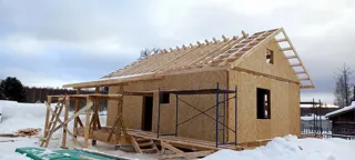 Haus 63,3 m² nach individuellem Projekt, Dorf Ignatovskoe: Dach