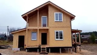 Haus nach Projekt „Majak“, Region Twer: Fassadenverkleidung