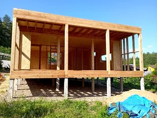 Haus nach Projekt „N4O-54“: Fassadenverkleidung
