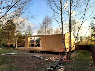 Özel projeye göre 94,5 m² ev, Yaroslavl bölgesi: duvar montajı