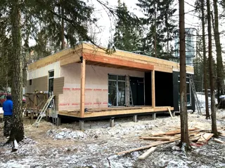 “Mistika - E2.8” projesine göre ev, Vorobi köyü: tamamlanmış ev