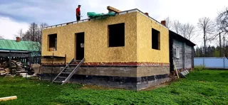 Haus 47 m² nach individuellem Projekt, Dorf Shirokovo: Dach