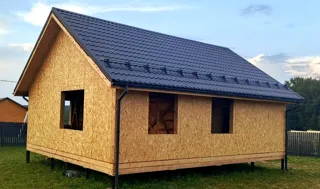 68,4 m² ev, “Almaz” projesi, Gavshino köyü: tamamlanmış ev
