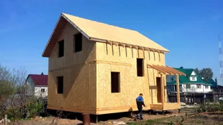 Haus nach individuellem Projekt, Dorf Minskoe (alt)