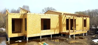 Haus 151,3 m² nach individuellem Projekt, Dorf Maloe Boriskovo: Wandmontage