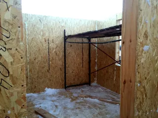 House, “Evseevo 2.8” design, Sharapovo village: interior partitions