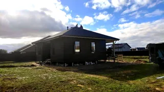 Haus 92 m² nach individuellem Projekt, Dorf Ivantsevo: Fertiges Haus