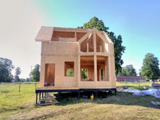 Haus nach Projekt „Sarja“, Kazan: Wandmontage