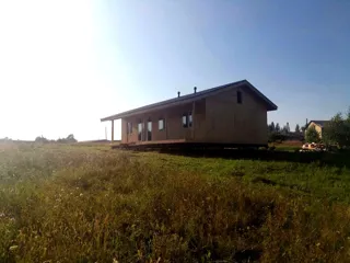 House, “Ivalo” design, Beli village: roofing