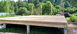 Haus 76 m² nach individuellem Projekt, Dorf Byakovo: SIP-Boden auf Höhe 0