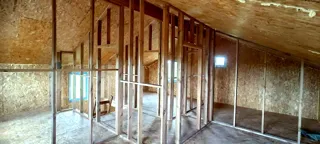 147 m² ev, “Yesentuki 8x8” projesi, Kalachevo köyü: iç bölme duvarlar
