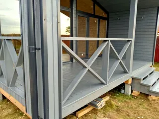 Haus nach Projekt „Chalet 45“, Gebiet Kostroma: Fertiges Haus