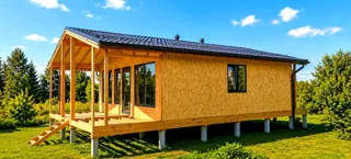 Haus 93,54 m² nach individuellem Projekt, Siedlung Karavaevo: Fertiges Haus