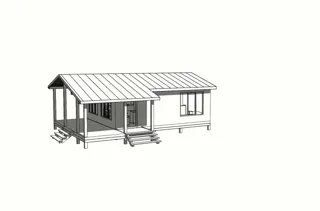 Haus 61,2 m² nach individuellem Projekt, Dorf Shashmurka: Projektvisualisierung