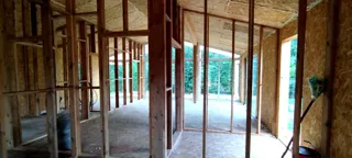 Haus nach individuellem Projekt, Region Leningrad: Trennwände