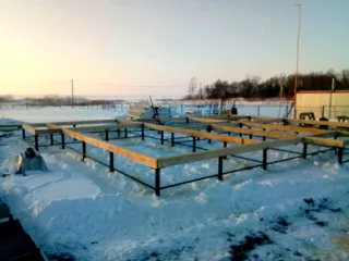 Haus nach individuellem Projekt, Dorf Ivanovskoe: Fundament und Grundrahmen